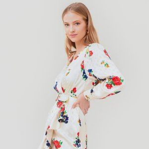 Brand new!! Tory Burch Printed Silk Wrap Dress